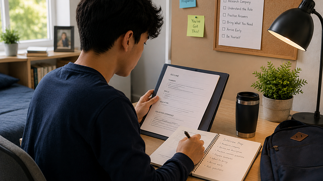 How to Prepare for Your First Job Interview